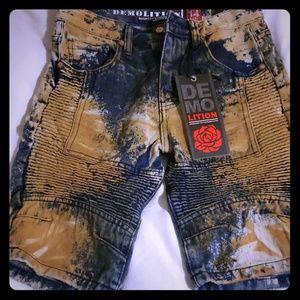 Demolition Jean shorts